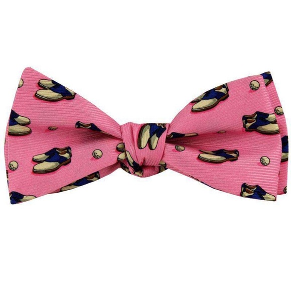 Old School Golf Shoes Bow Tie in Red by Southern Proper - Picture 8 of 9